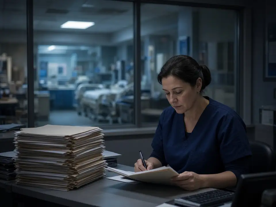 Emergency department professional claim coding review
