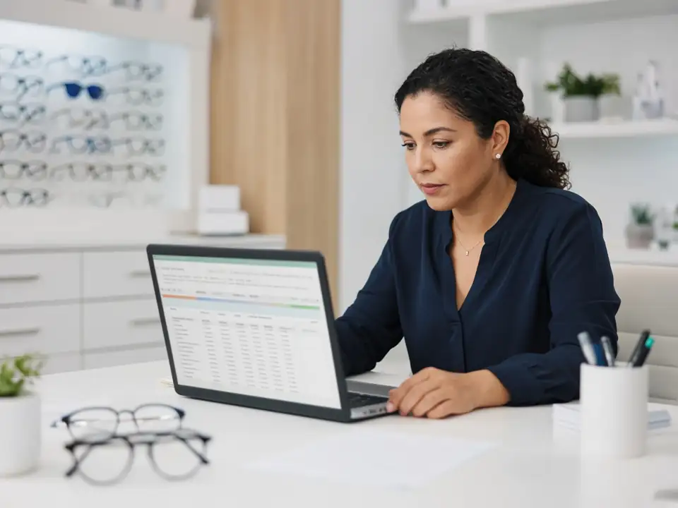 Optometry vision and medical claim routing review