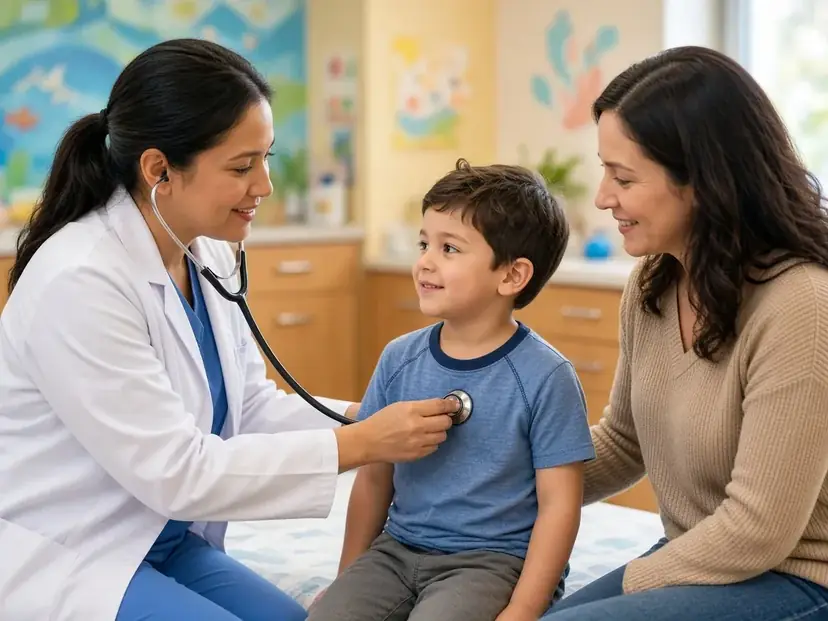 Health center pediatric visit