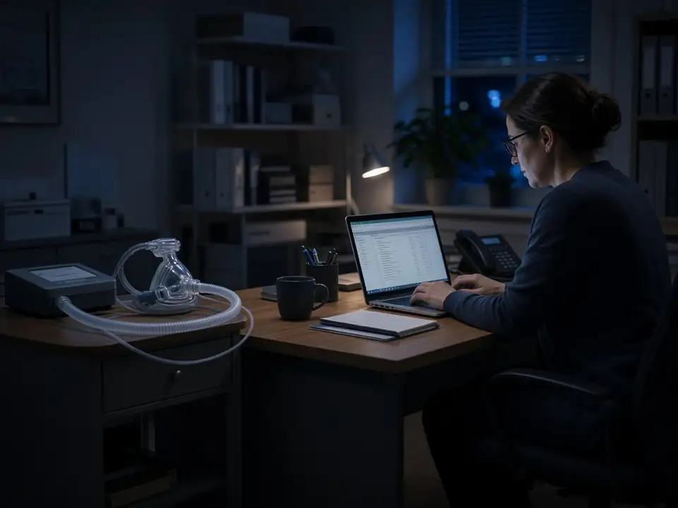 Sleep study and professional interpretation claim coding review