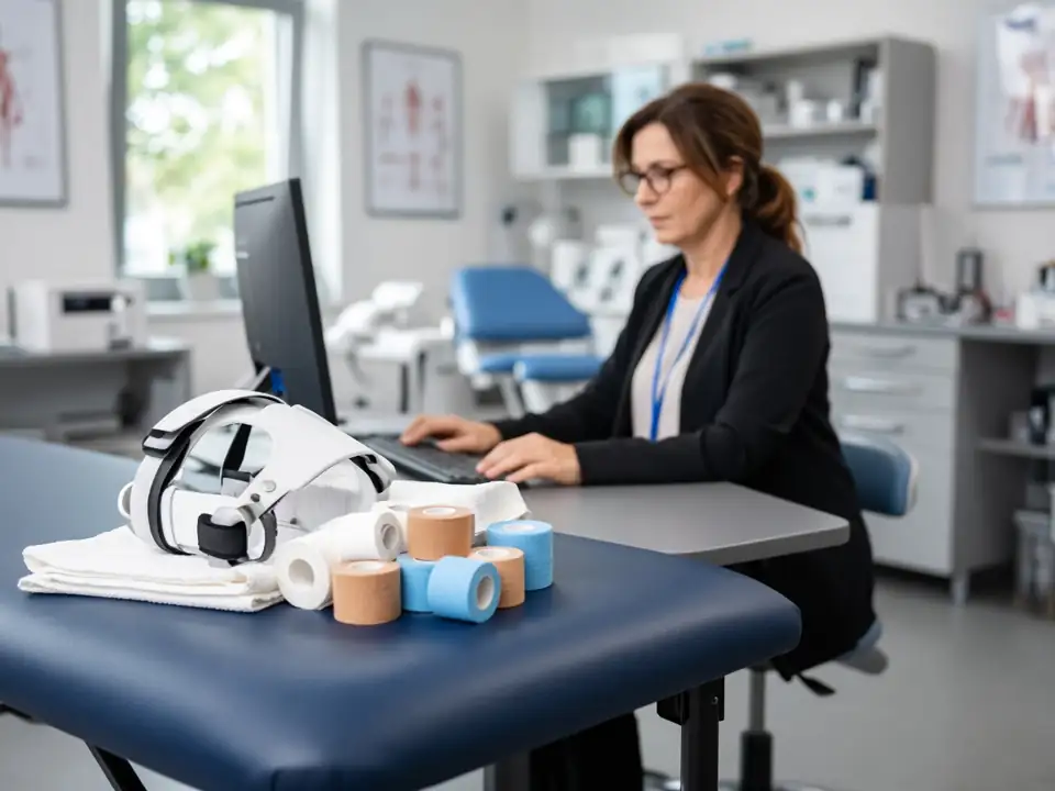 Sports medicine visit injection and imaging claim coding review